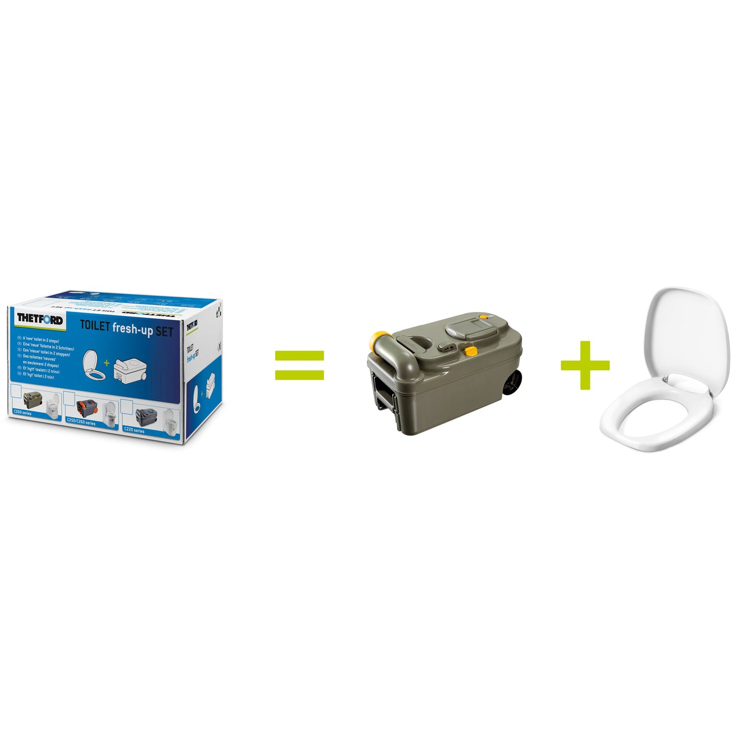 Thetford Fresh-Up-Set für C200 Serie - Campingtoiletten-Erneuerungsset