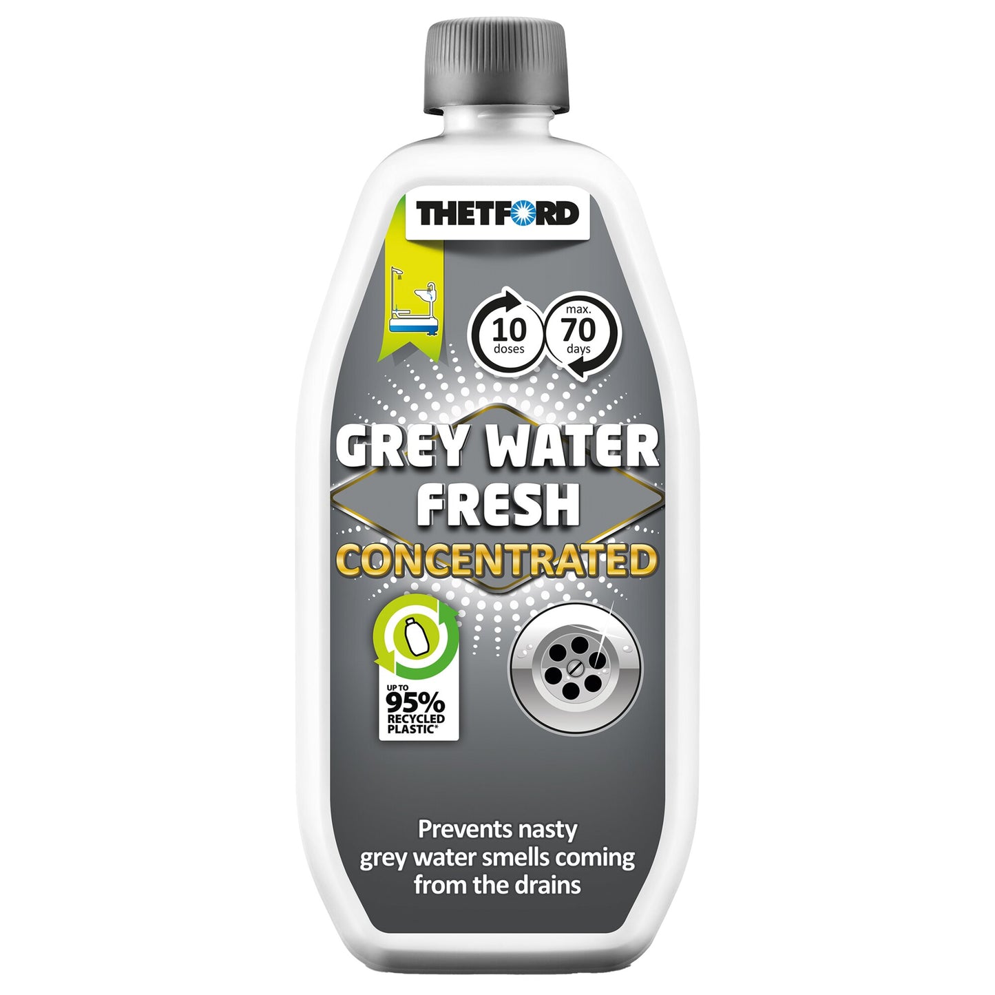 Thetford Grey Water Fresh Konzentrat – Effektiver Geruchsentferner für Grauwasser